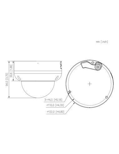 Domo IP H265 2M WDR Deeplight IR50m...