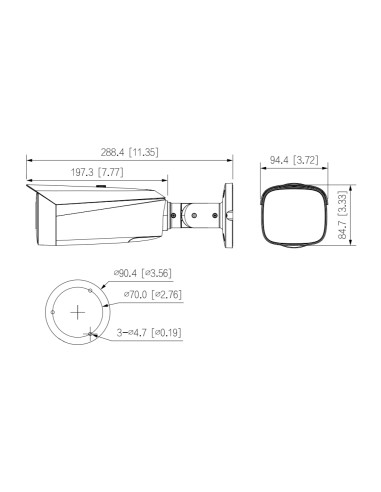 Tubular IP TiOC 3.0 H265 4M WDR...