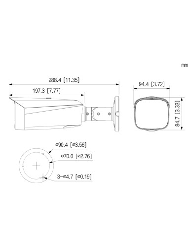 Tubular IP TiOC 3.0 H265 5M WDR...