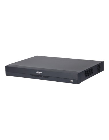 NVR 16ch 144Mbps H265 HDMI 2HDD AI