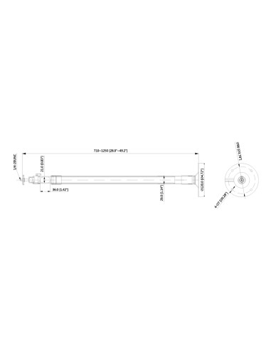 Soporte de montaje en techo,...