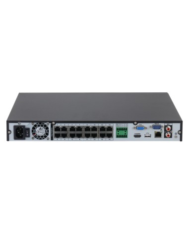 NVR 16ch 160Mbps H265 4K HDMI 16PoE...