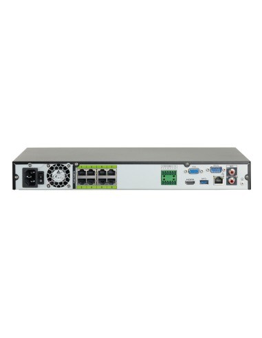 NVR 16ch 320Mbps H265 HDMI 8PoE...