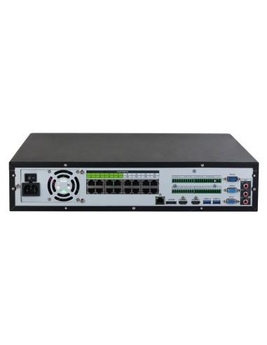 NVR 32ch 384Mbps H265 2xHDMI 16PoE...