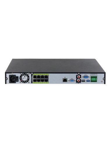 NVR 16ch 384Mbps H265 HDMI 8PoE 2HDD...