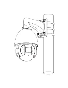Adaptador a poste para PFBx...