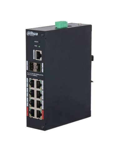 Switch Hardened PoE 8 puertos Gigabit...