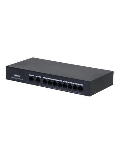 Switch PoE 8 puertos Gigabit + 2RJ45...