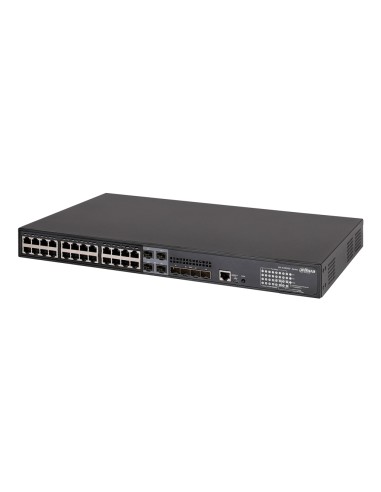 Switch PoE 24 puertos Gigabit + 4...