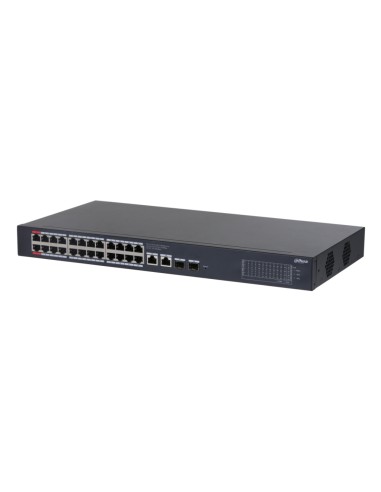 Switch PoE 24 puertos Gigabit + 2...