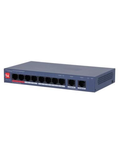 Switch PoE 8 puertos 10/100 + 2RJ45...