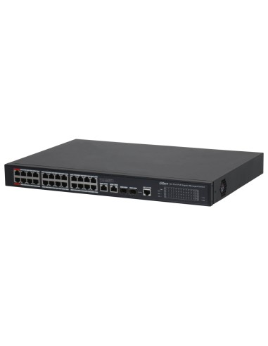 Switch PoE 2.0 24 puertos Gigabit + 2...