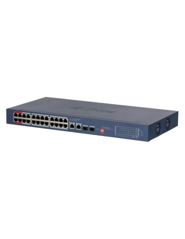 Switch PoE 24 puertos Gigabit + 2...