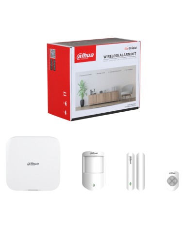 Kit Alarma Vía radio 868MHz: 1 Hub 2...