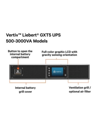 SAI Vertiv Liebert GXT5 1000VA