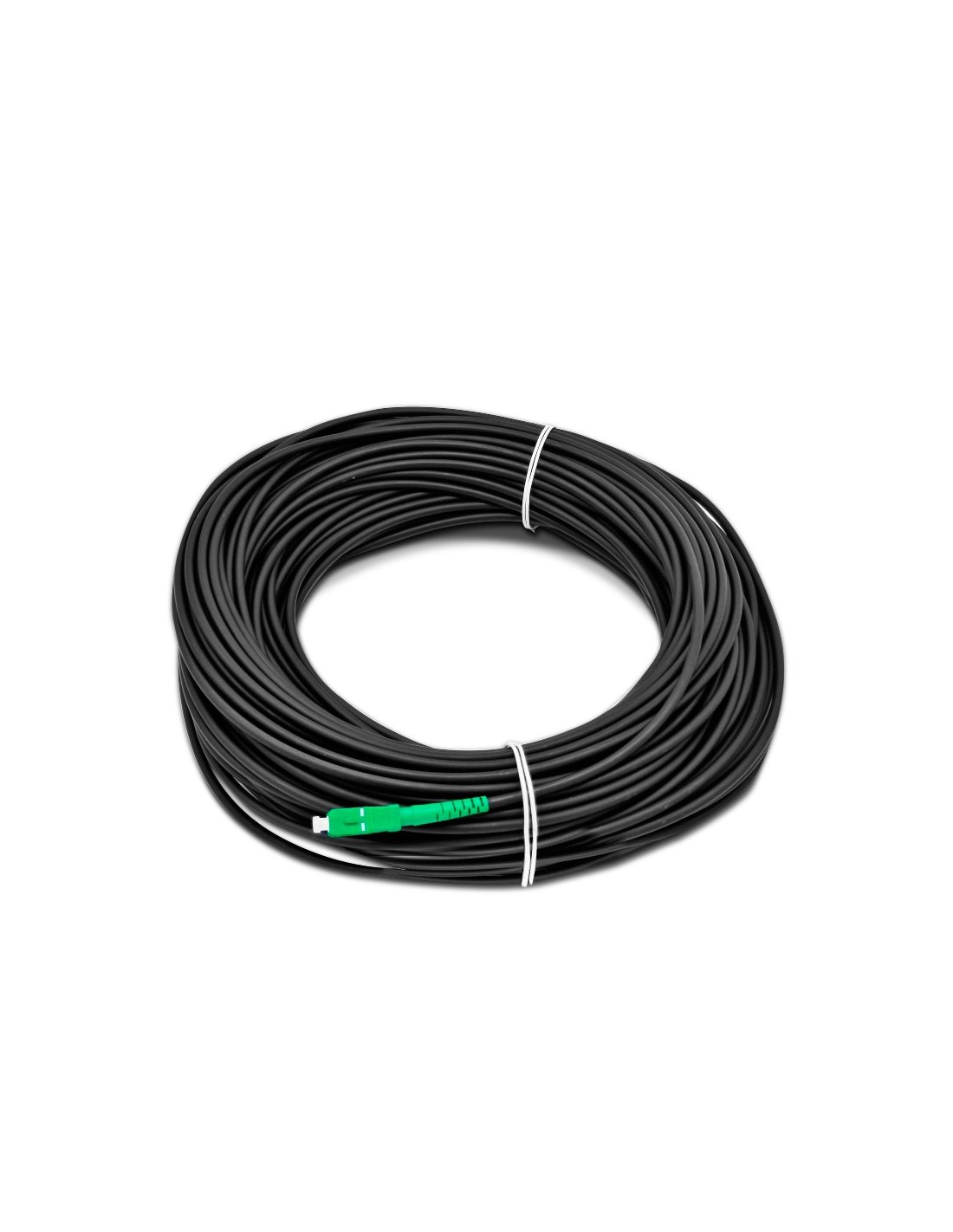 Cable fibra óptica int/ext multimodo. Armadura dieléctrica, cubierta LSZH  color Negro